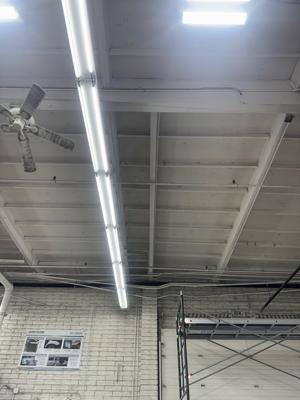 After — Commercial Garage Door System Removal for Roof Repair Project