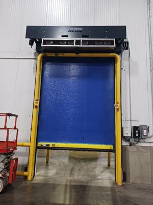 Emergency High-Speed Door Repair for Industrial Freezer Facility