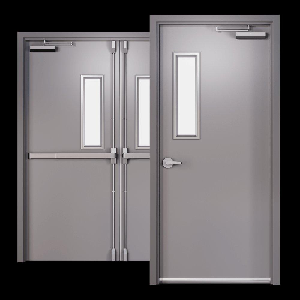 Standard Commercial Hollow Metal garage door