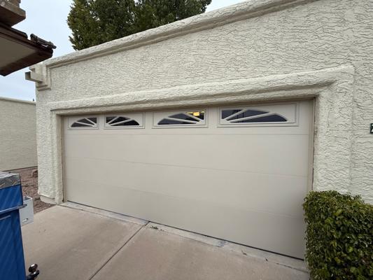 Garage Door Replacement with Contemporary Skyline Panel Door