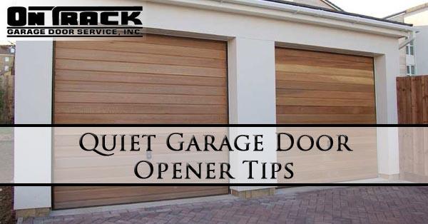 A quiet belt drive garage door opener installed in a Mesa, AZ home