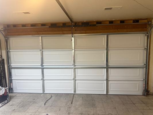 16x7 Amarr Raised Panel Garage Door Installation