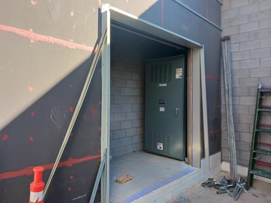 After — Commercial Rolling Steel & Sectional Door Installation - Aquatics Center