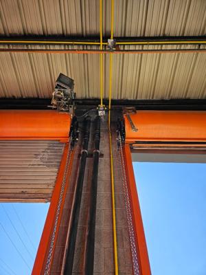 After — Commercial Garage Door Chain Hoist Replacement for Property Management
