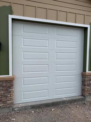 After — New Garage Door Installation with Dual Motors
