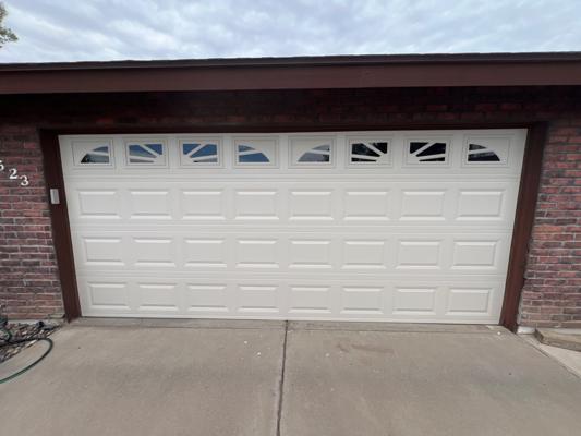After — 16x7 Sectional Garage Door & Smart Motor Installation