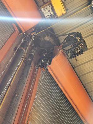 Before — Commercial Garage Door Chain Hoist Replacement for Property Management