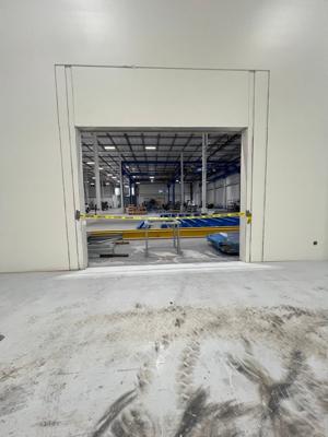 Commercial Fire Door Installation with Motor Operation Business Facility