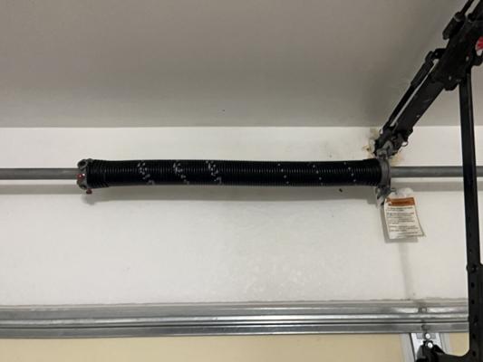 After — Residential Garage Door Spring Change & 17-Point Maintenance