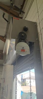 After — Commercial Roll-Up Door Repair After Forklift Damage