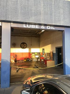 Before — Commercial Garage Door Preventative Maintenance for Multi-Bay Facility