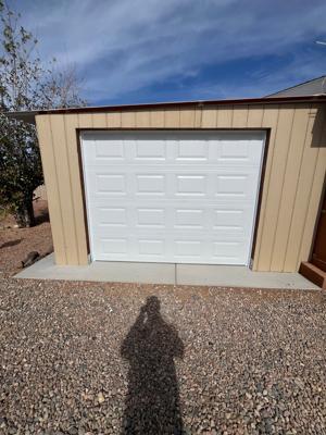 New 9x7 Garage Door with Modern Wi-Fi Opener Installation