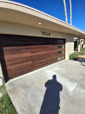 Sandpiper Residence Garage Door Replacement with Modern Contemporary Design