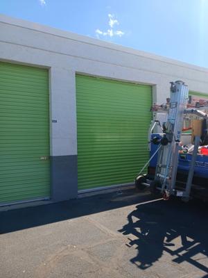 Before — Commercial Roll-Up Door & Man Door Installation