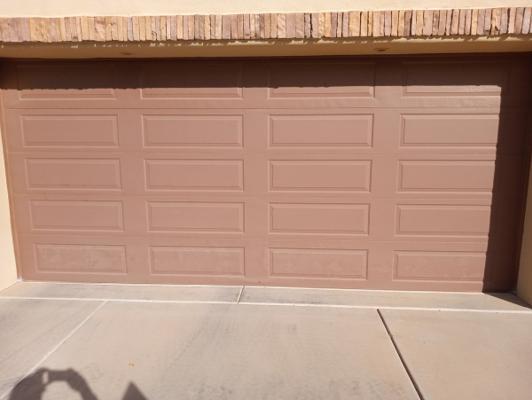 Track Metal Piece Repair and Garage Door Maintenance