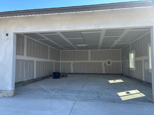 Before — 16x8 Raised Panel Garage Door & LiftMaster Opener Install