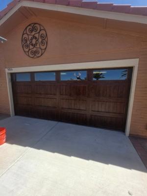 Dual Garage Door Replacement - 16x7 and 6x7 Steel Doors