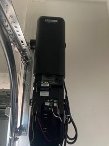 LiftMaster opener installed and wired