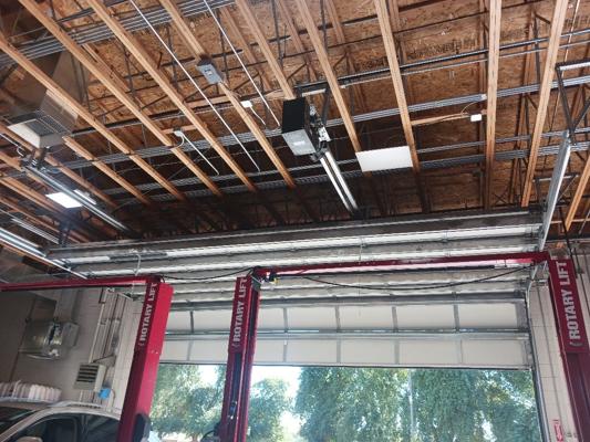 Before — Commercial Garage Door Repair for Kerry's Car Care