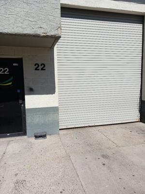 After — Commercial Roll-Up Door Repair – Chain Drive Opener